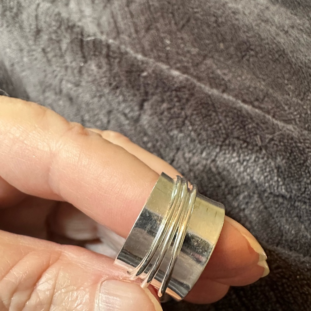 Sterling silver & gemstone ring - Picture 10 of 14